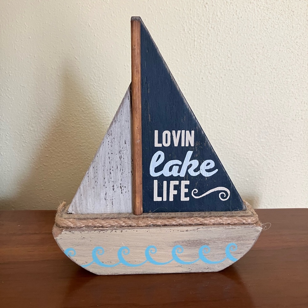Sailboat Lake Decor
